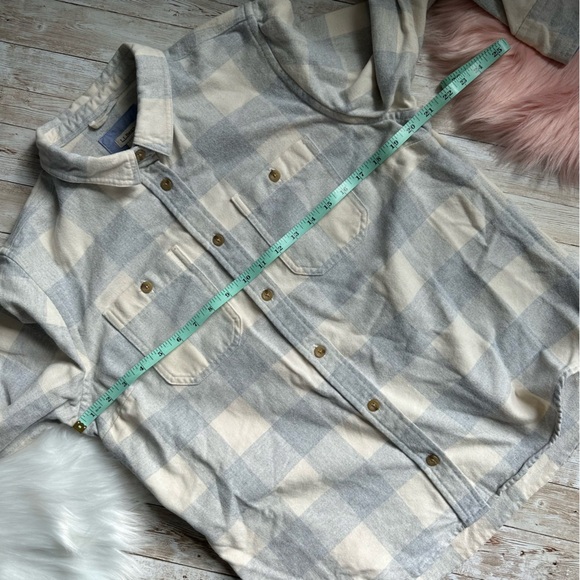 L.L. Bean Women’s Flannel Shirt | Tartan Plaid | size Medium Petite | EUC - Picture 5 of 8